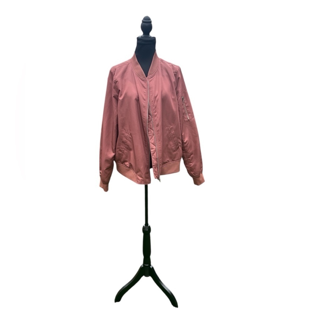 Women's Cinnamon Colored Bomber Jacket buy forever 21 size US 2X